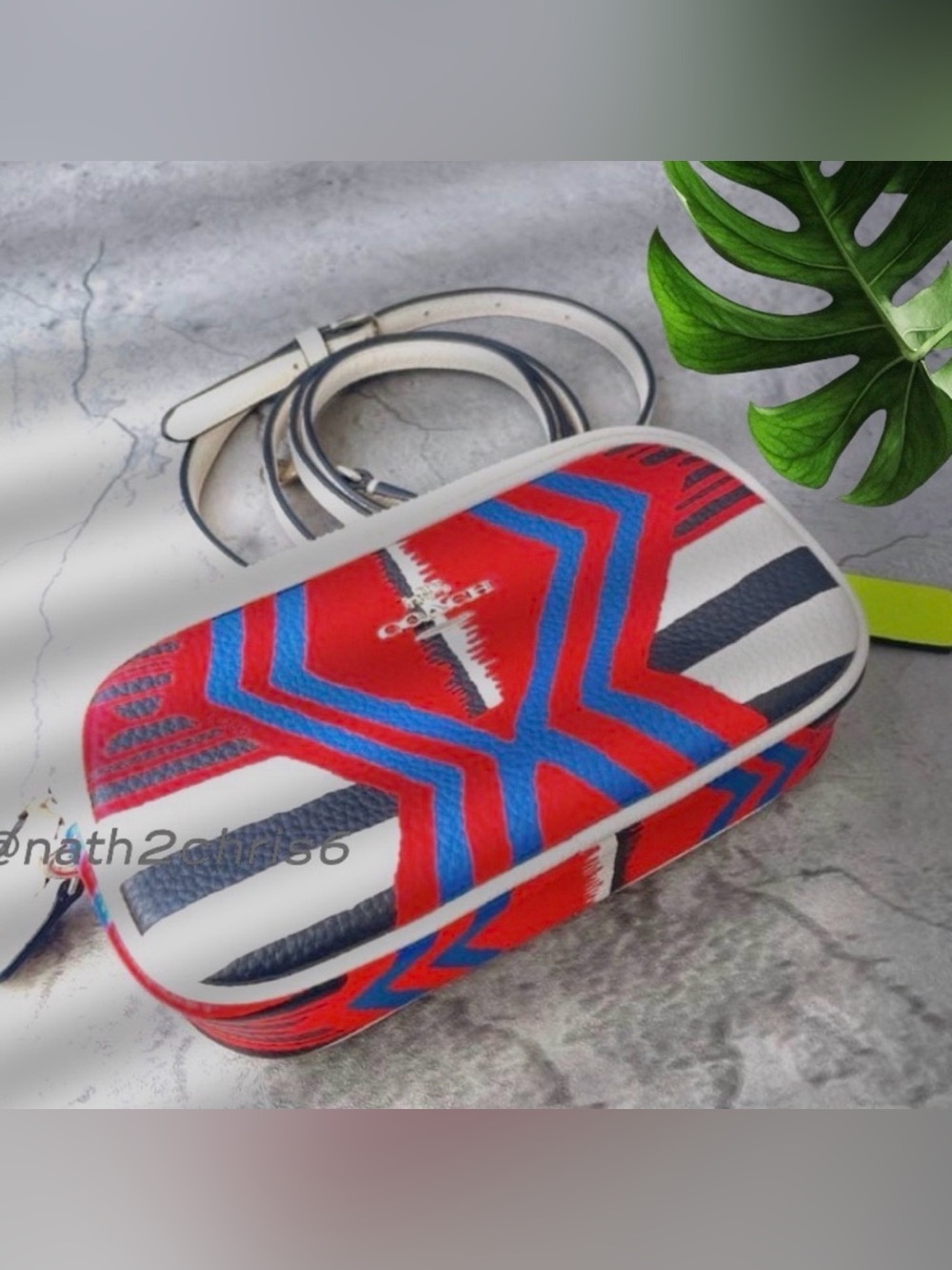 Coach x Coachella Fire Dance Leather Camera/Crossbody Bag. Lmt. Ed. (Vary rare)